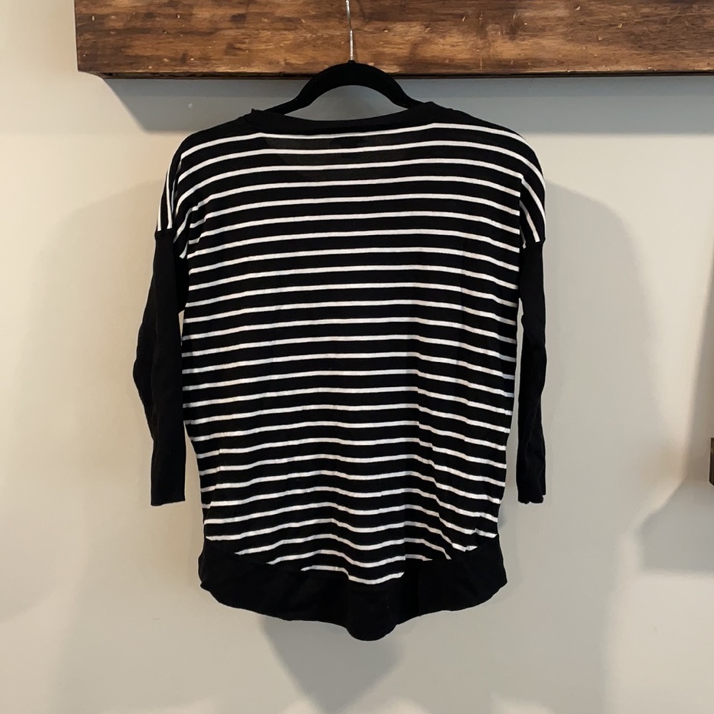 J.Crew black and white striped sweater - Picture 5 of 7